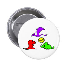 Rawr! Cute Dinosaurs Chibi Babies Dinos Pin