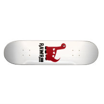 Rawr Dino Red Skate Boards