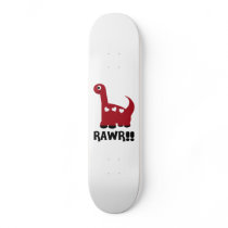 Rawr Dino Red Skate Boards
