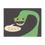 Rawr Dinosaur Post Cards