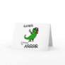 RAWR is Dinosaur for ARRR (Pirate Dinosaur) Greeting Cards