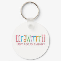RAWR keychain by johnk2012 RAWR keychain
