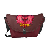 Rawr love a saurus bag messenger bag