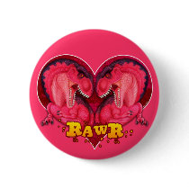 Rawr Love-a-saurus Pinback Buttons