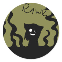 Rawr Sticker