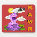 Rawr! Swamp Monster Mouse Pad