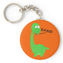 Rawrosaur Dinosaur Keychains