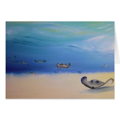 Ray at Dawn Greeting Card by traceyanne