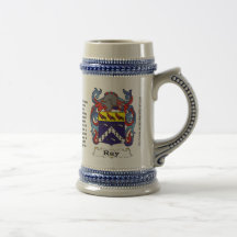 Ray Family Coat of Arms Coffee Mugs
