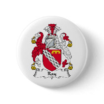Ray Family Crest buttons by coatsofarms Ray Family Crest buttons
