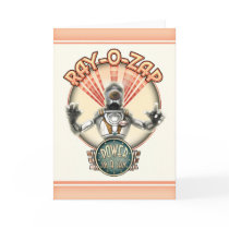 Ray-O-Zap Greeting Card by Retropolis_Travel Ray-O-Zap Greeting Card