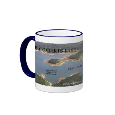 Ray Roberts, State Park Cove Mugs by MartinsMap