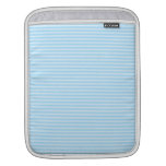 Rayas azules claras funda para iPads