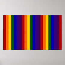 Rayas del arco iris posters