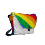 Rayas del orgullo gay bolsa de mensajería