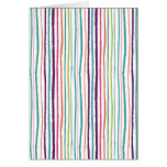 rayas pintadas tarjetas
