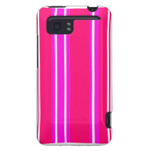 Rayas rosadas y blancas Vivid/Raider funda