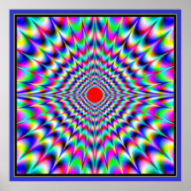 Rayos de emisión de colores impresiones