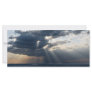 rays and clouds personalized rack card