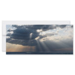 rays and clouds personalized rack card