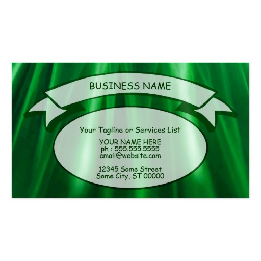 rays of grass lawn services business card (front side)