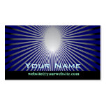 Rays of the sun abstract business card business cards
