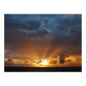 Rays of the Sun at Dawn print