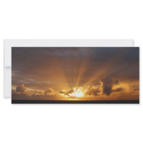 Rays of the Sun at Dawn Customized Rack Card