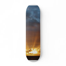 Rays of the Sun at Dawn Skate Board Deck