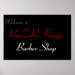 RaZoR Kingz Barber Shop Promotional Posters