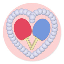 RB Ping Pong Paddle Heart