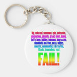 RBF Rainbow keychains