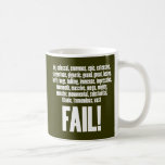 RBF White mugs