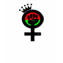 RBG Female Queen Fist logo t-shirts