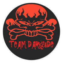 rbskull, TEAM DARKSIDE stickers by porkyb rbskull, TEAM DARKSIDE stickers
