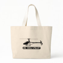 RC Helicopter Pilot Canvas Bag