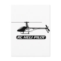 RC Helicopter Pilot Postcard