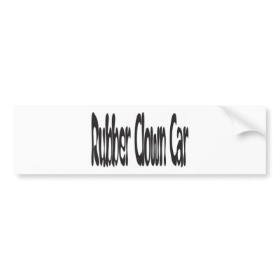 RCC Bumper Sticker by rubberclowncar