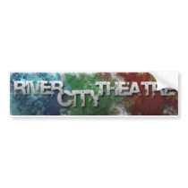 RCT Bumper Sticker bumper stickers by RiverCityTheatre RCT Bumper Sticker bumper stickers