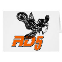 RD5bikeSlant.png Greeting Cards