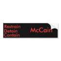 RDC McCain Bumper Sticker bumper stickers