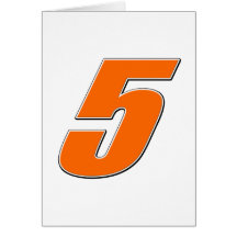 RDnumber5.png Greeting Card