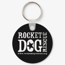 RDR Logo (wht/blank star) keychains by RocketDogRescue RDR Logo (wht/blank star) keychains