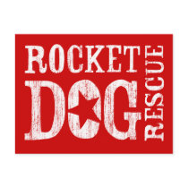 RDR Logo (wht/blank star) postcards
