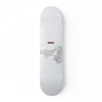 re:active paper triangles skateboard deck
