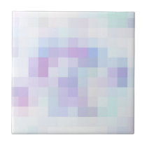 Re-Created Coloured Squares Ceramic Tile