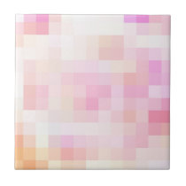 Re-Created Coloured Squares Ceramic Tile