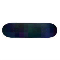 Re-Created Coloured Squares Custom Skate Board