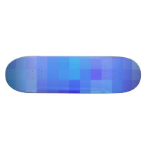 Re-Created Coloured Squares Skateboards