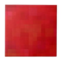 Re-Created Coloured Squares Tile